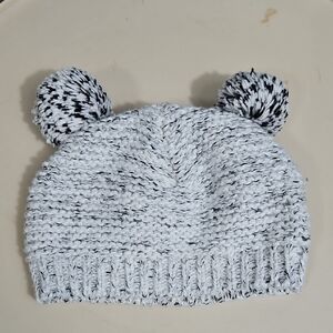 Pom Pom, Knit Beanie, Speckled, Winter/warm, Toddler, Hat, Size 24 Month